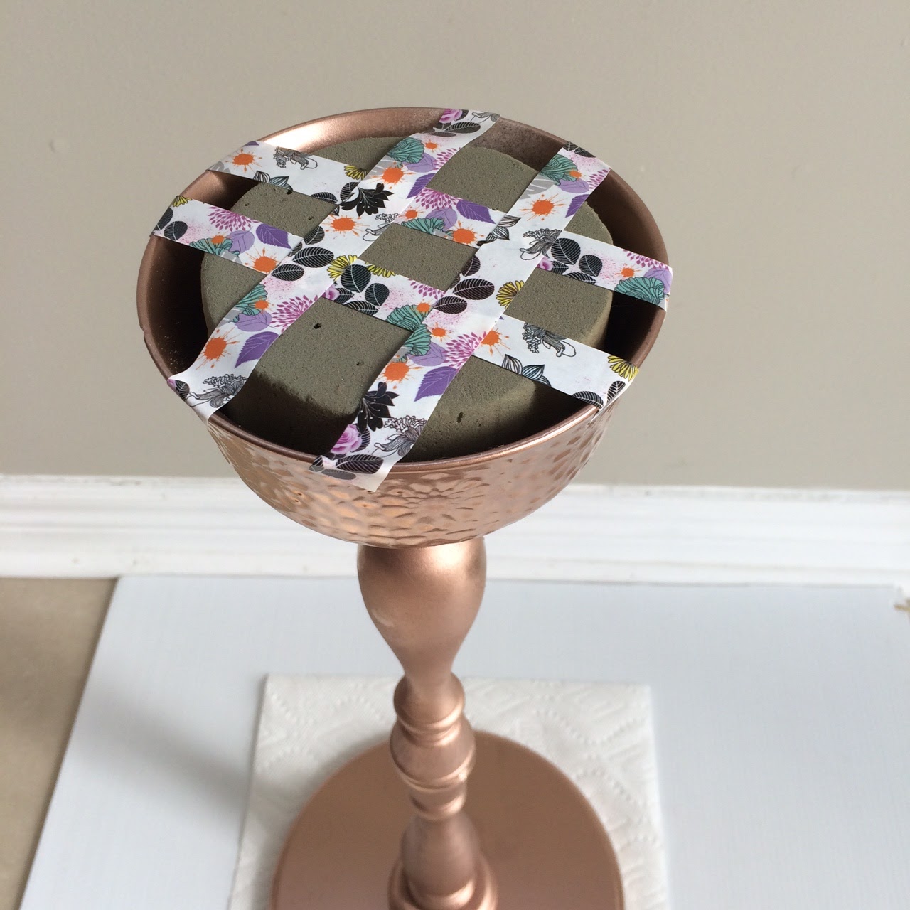 DIY Tall Wedding Centerpiece Harlow & Thistle