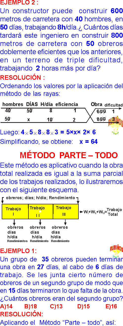 Calculadora de regla de tres compuesta