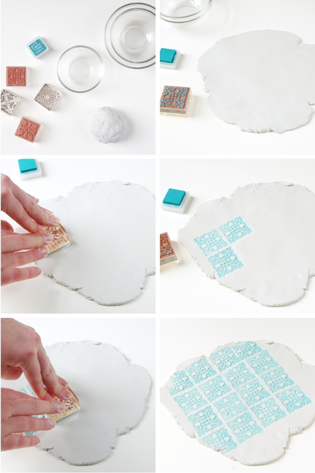 DIY Projects Stamped Clay Bowls DIY Projects Stamped Clay Bowls