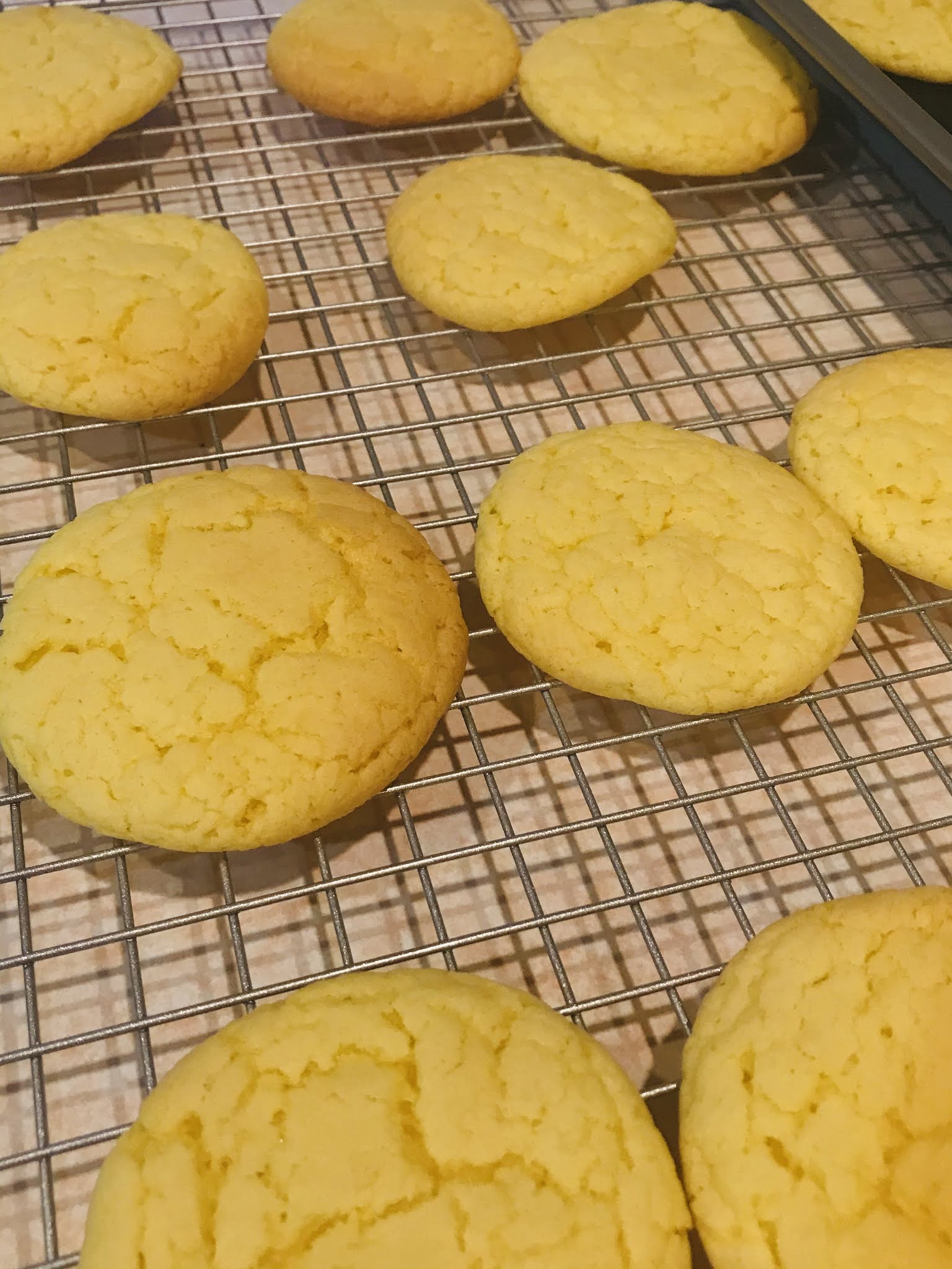 Lemon Cake Box Cookies [The Color Wheel Gallery]