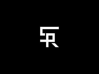 Letter SR Gaming Concept Logo