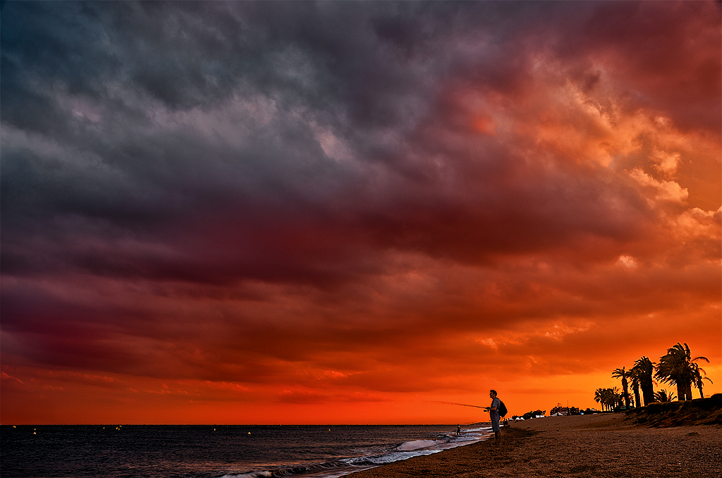 BARCELONA PHOTO PERTURBACIÓN ATMÓSFERICA.SANTA SUSANA. MARESME.BARCELONA