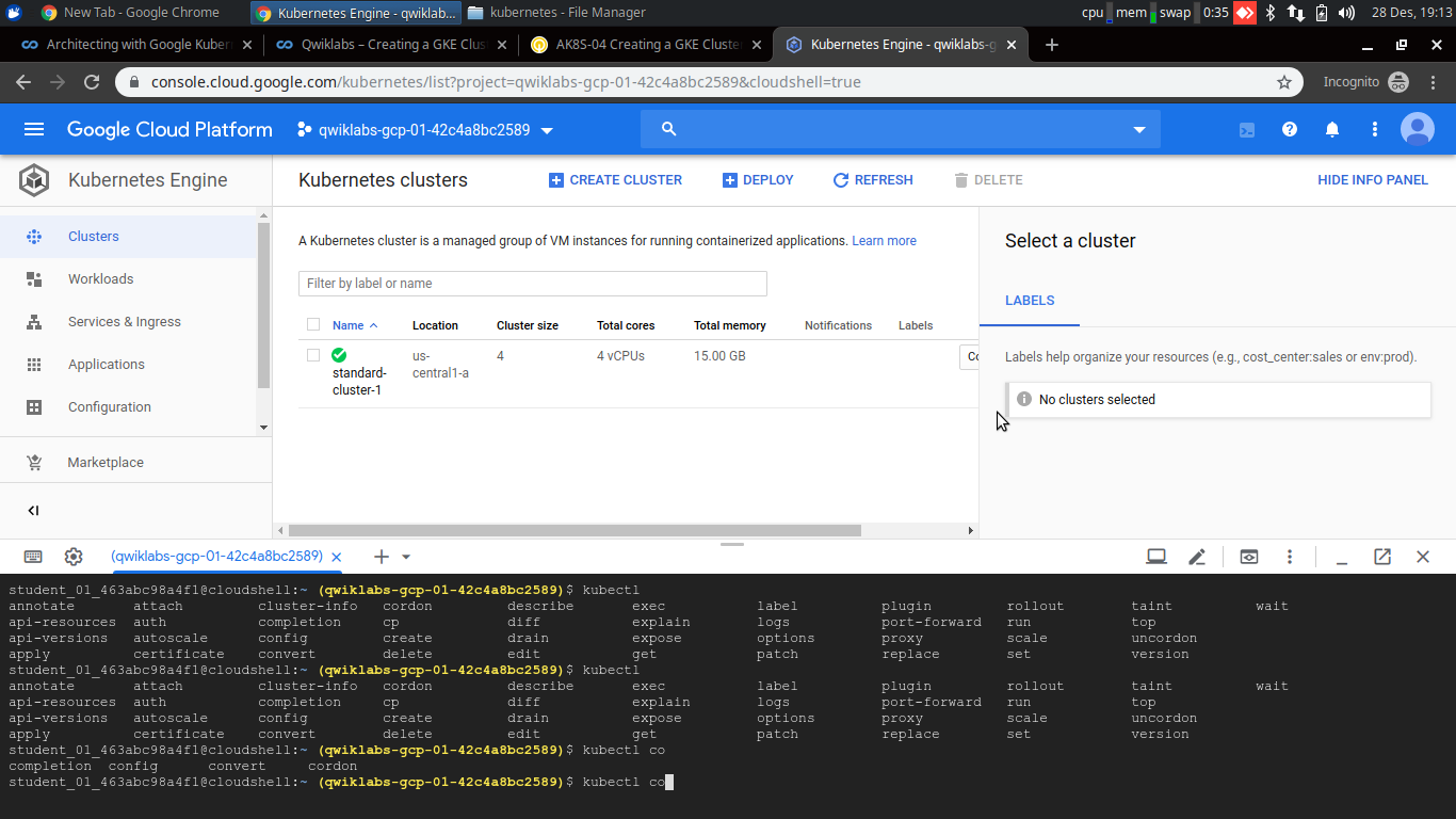 deploy and scaling kubernetes GCP