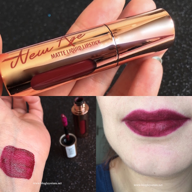 flormar new age matte liquid lipstick 06 seductive cherry swatches