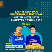 Kuliah Alternatif Angkatan I Griya Peradaban Ditutup dengan Salam Sapa dan Penyerahan Sertifikat 