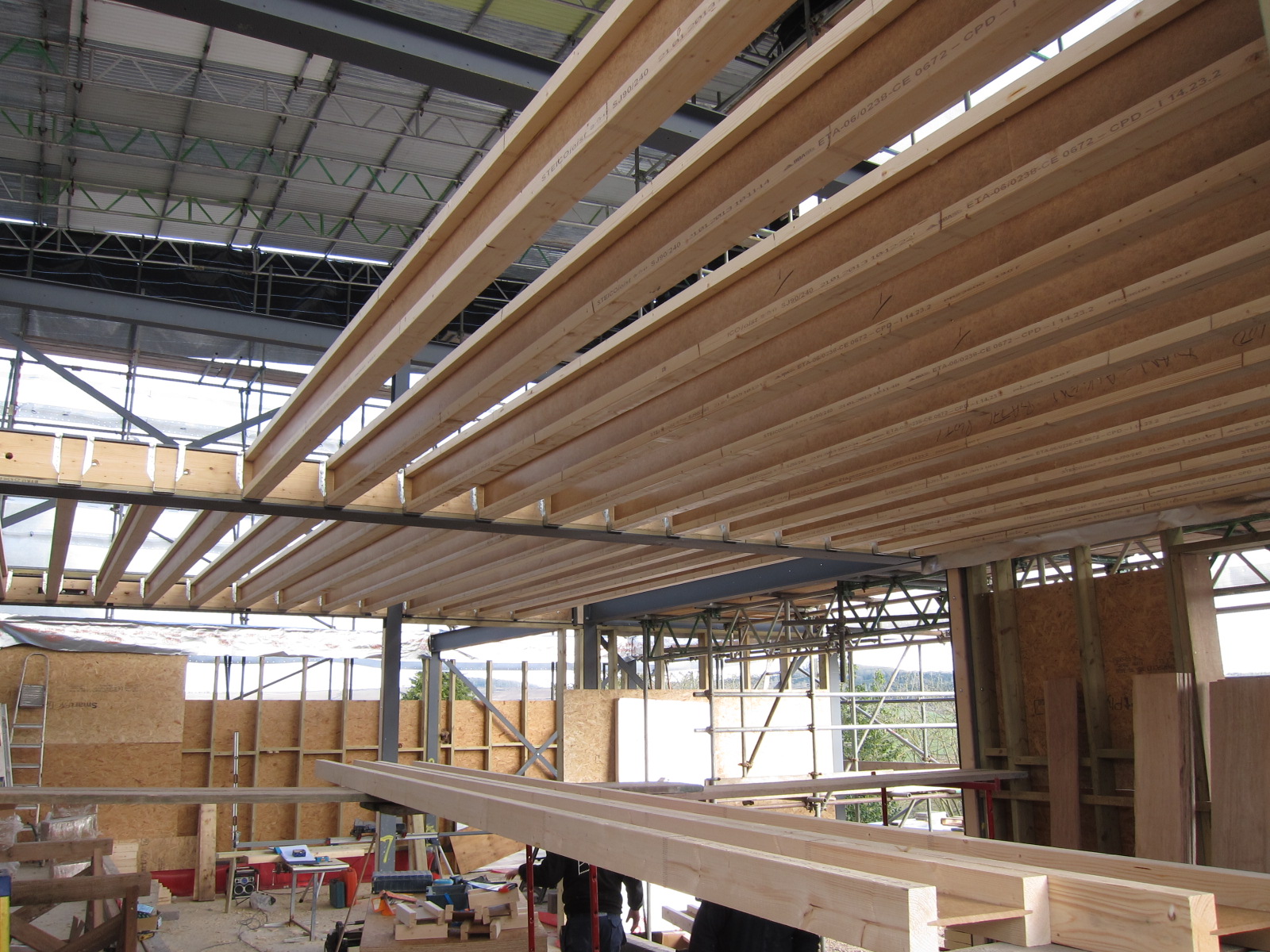 Our Own Grand Design 27 Joists, fireplaces, floorboards and parapets