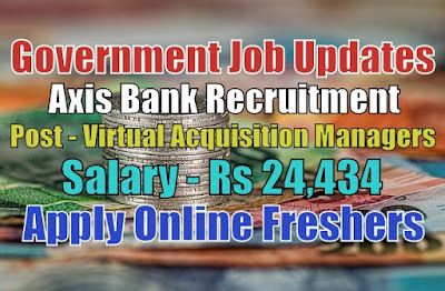 Axis Bank Recruitment 2020