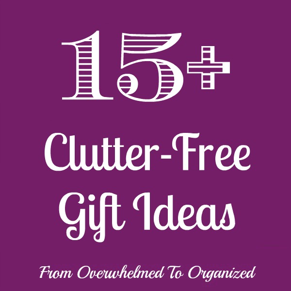 15+ ClutterFree Gift Ideas {Including Black Friday Deals!} From