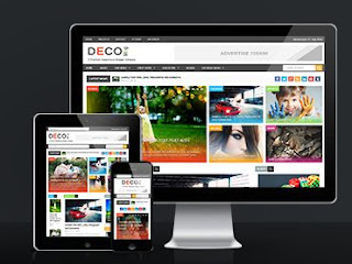 Deco Mag - Responsive Magazine Blogger Template