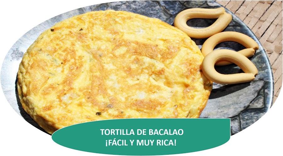 TORTILLA DE BACALAO {FÁCIL Y MUY RICA}