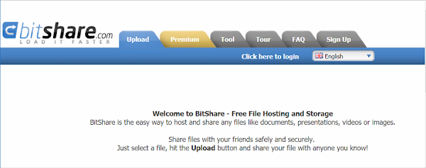 Bitshare 檔案下載和免費儲存空間說明