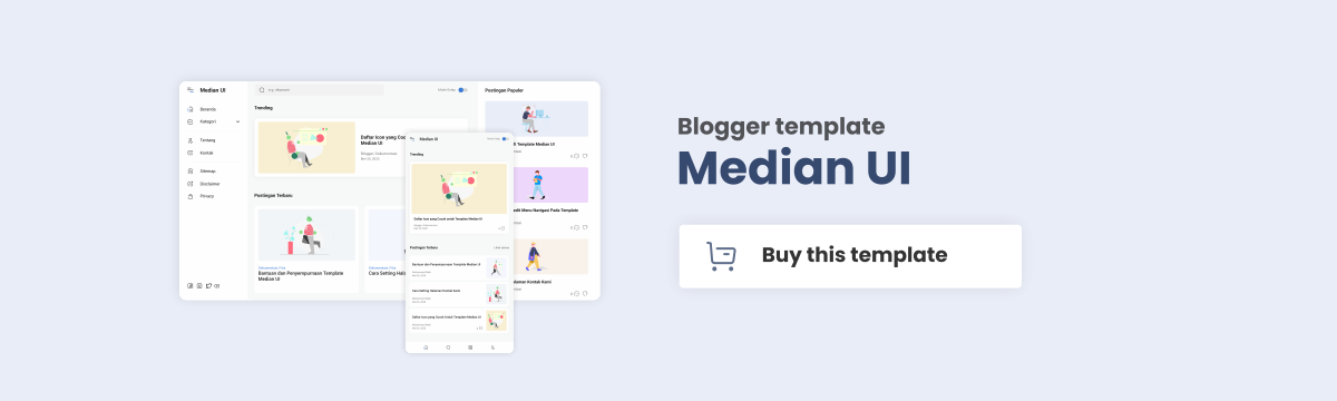 Median UI Blogger Template
