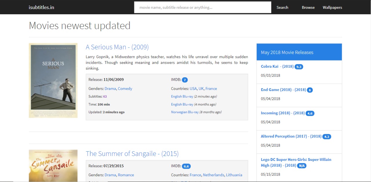 Top 15 Subtitle Download Websites