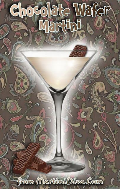 Chocolate Wafer Martini Cocktail Recipe