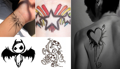Tattoo Design  on Emo Heart Tattoo Designs For Beautiful Woman