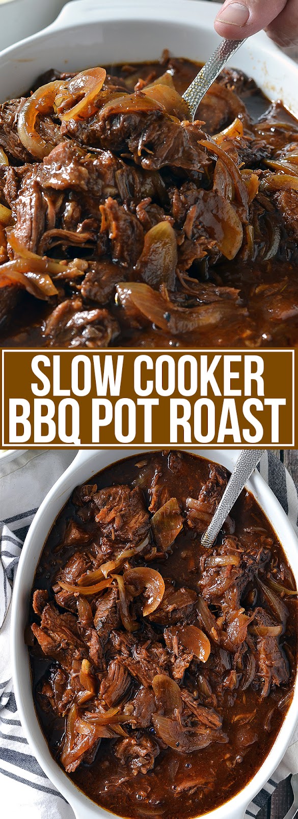 SLOW COOKER BBQ POT ROAST