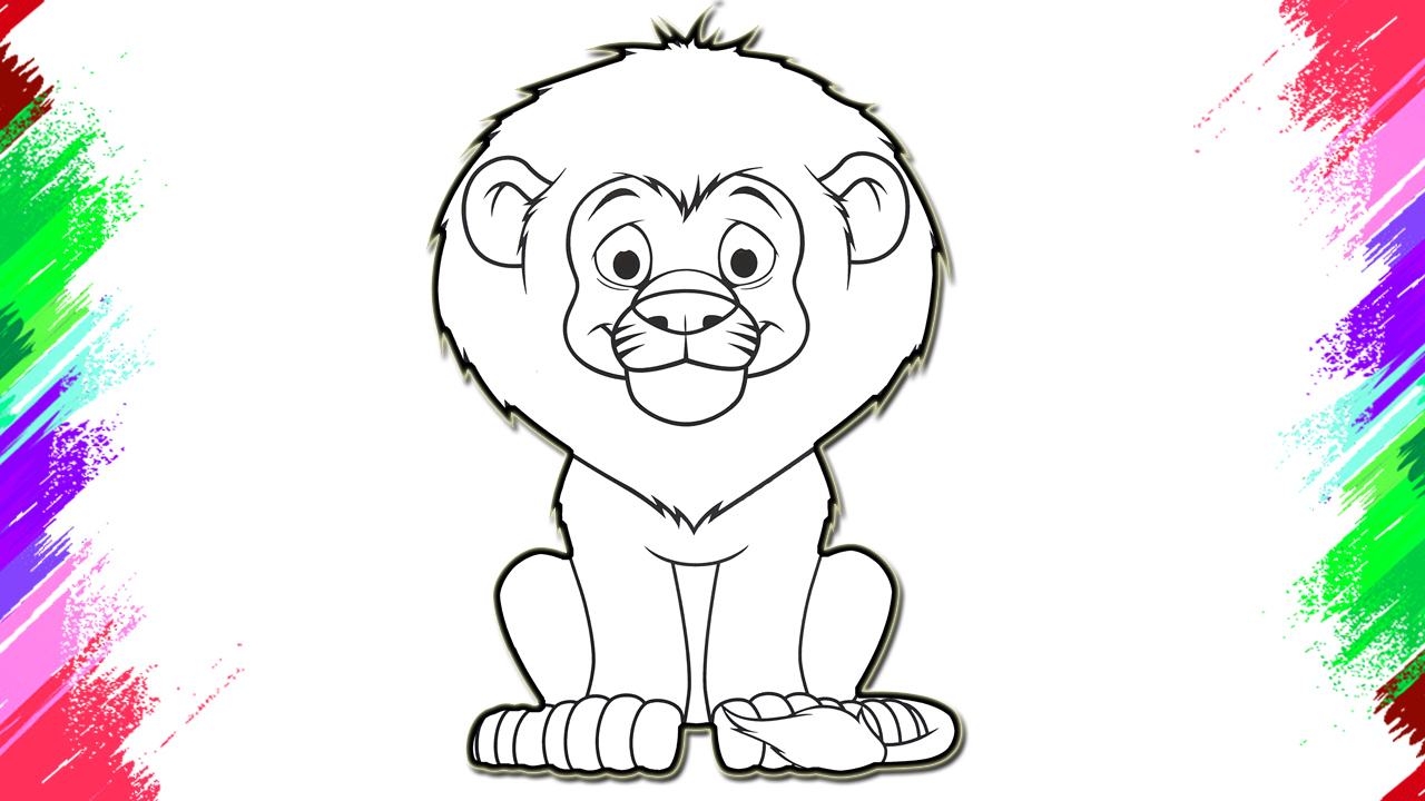 Featured image of post Lion Drawing Pictures For Kids / A fun way for the kids to learn about african animals.