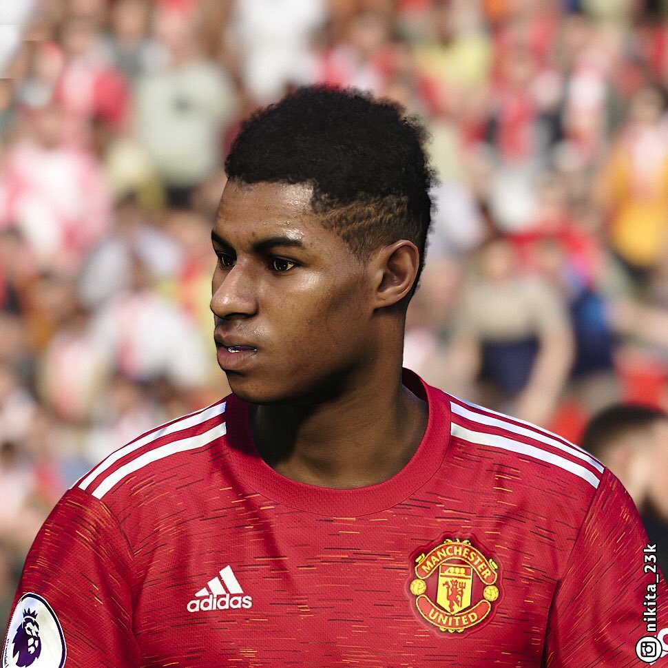 On Pitch: Manchester United 20-21 Home Kit in PES - Footy Headlines