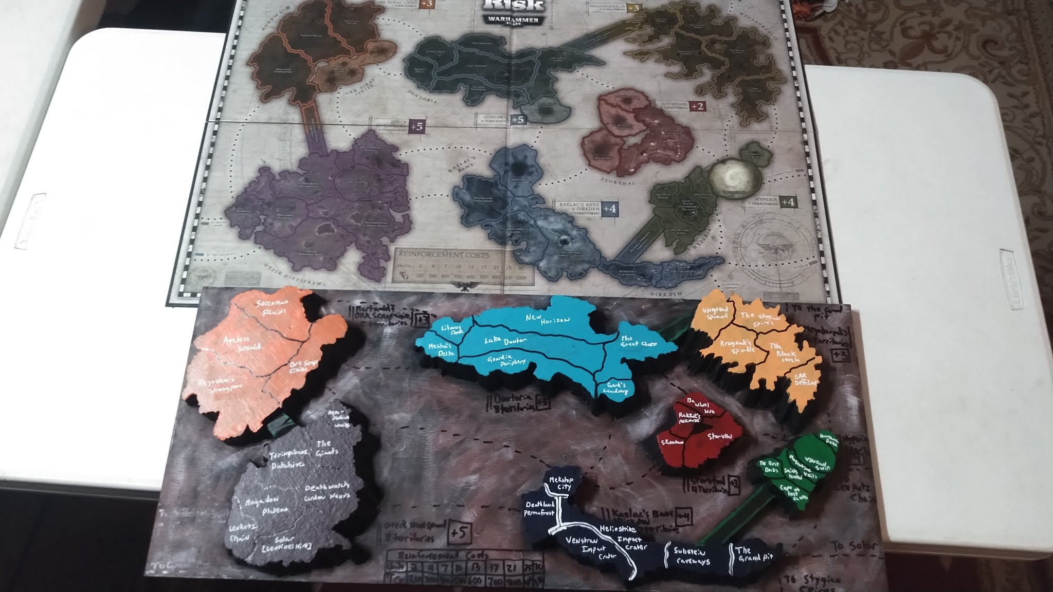 What's On Your Table Custom Warhammer 40k Risk Board Faeit 212