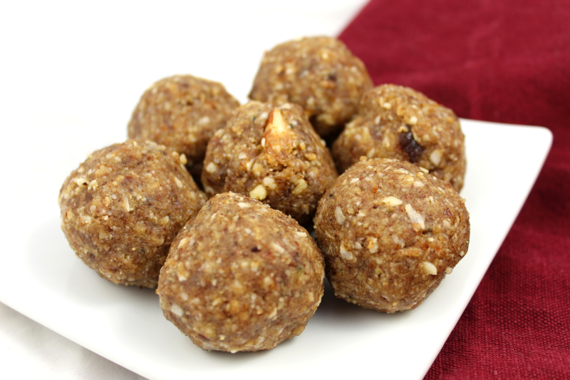 Nut and Raisin Protein Bliss Balls Lisa's Kitchen Vegetarian