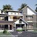4 bedroom mixed roof style house design