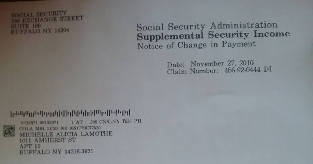 Ssi Benefit Letter Thankyou Letter