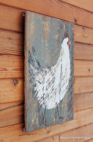 Paint a Rustic Farmhouse Chicken Sign Paint a Rustic Farmhouse Chicken Sign