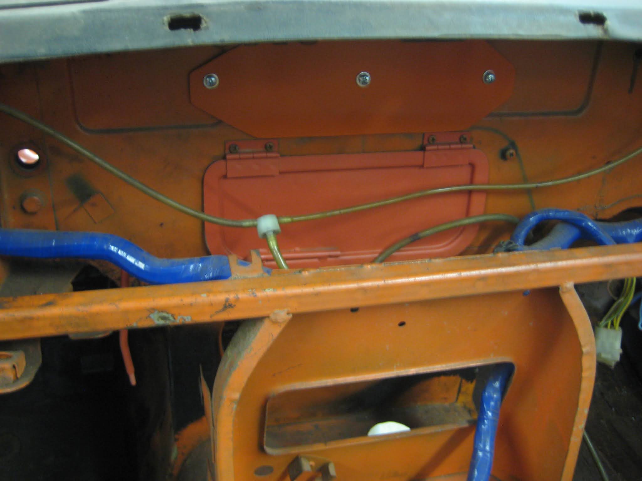 Adam's MGB Restoration: Miscellaneous: engine bay, heater, trunk