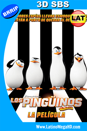 Los Pinguinos de Madagascar (2014) Latino 3D SBS 1080P ()