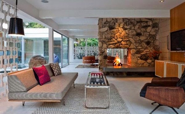 Stone fireplaces ideas for a cheap nature inspired home