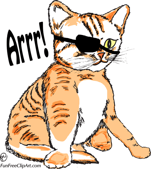 free funny cat clip art - photo #17