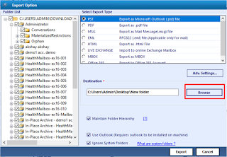 export exchange mailboxes