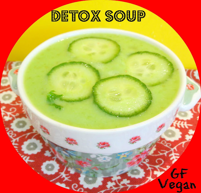 green chilled cucumber soup in a bowl