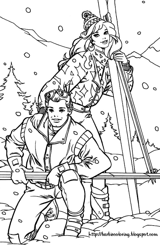 18+ Imprimer Coloriage Barbie | Color Info