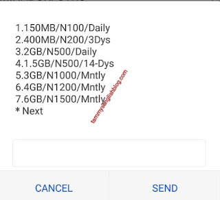 AIRTEL MY OFFER: Get 1.5GB for N500, 3GB for N1000, 6GB for N1500