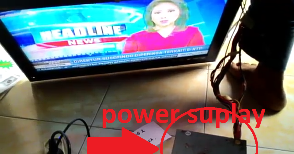 Gudang Ilmu Elektronik: Cara Menghidupkan Tv Polytron Mati Total Dengan Power Suply Komputer