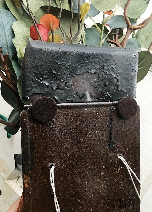 She's Crafty Fall Vintage Mailbox Door Hanger