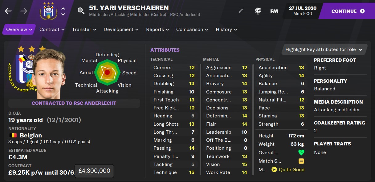 Yari Football Manager 2021