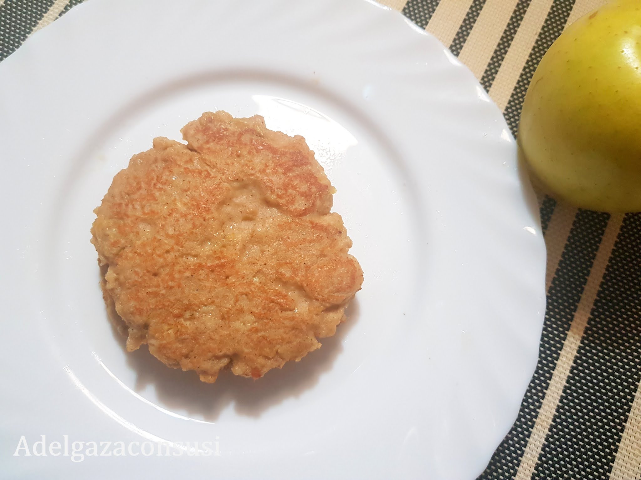Recetas Light Adelgazaconsusi Tortitas de avena y manzana sin azúcar