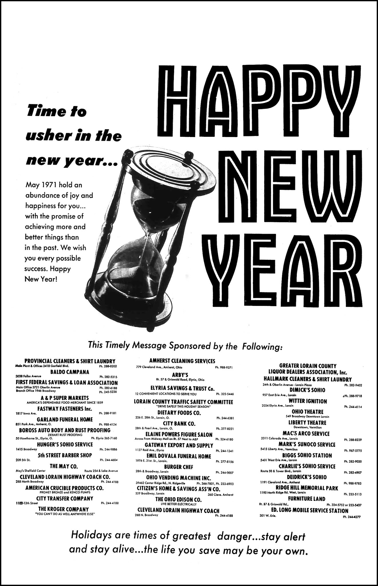 Brady's Bunch of Lorain County Nostalgia New Year’s Eve 1970
