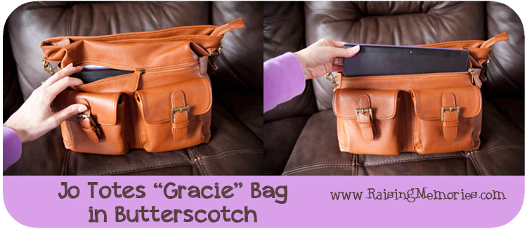 Jo Totes Camera Bag Review: The Gracie in Butterscotch - Snap Happy Mom