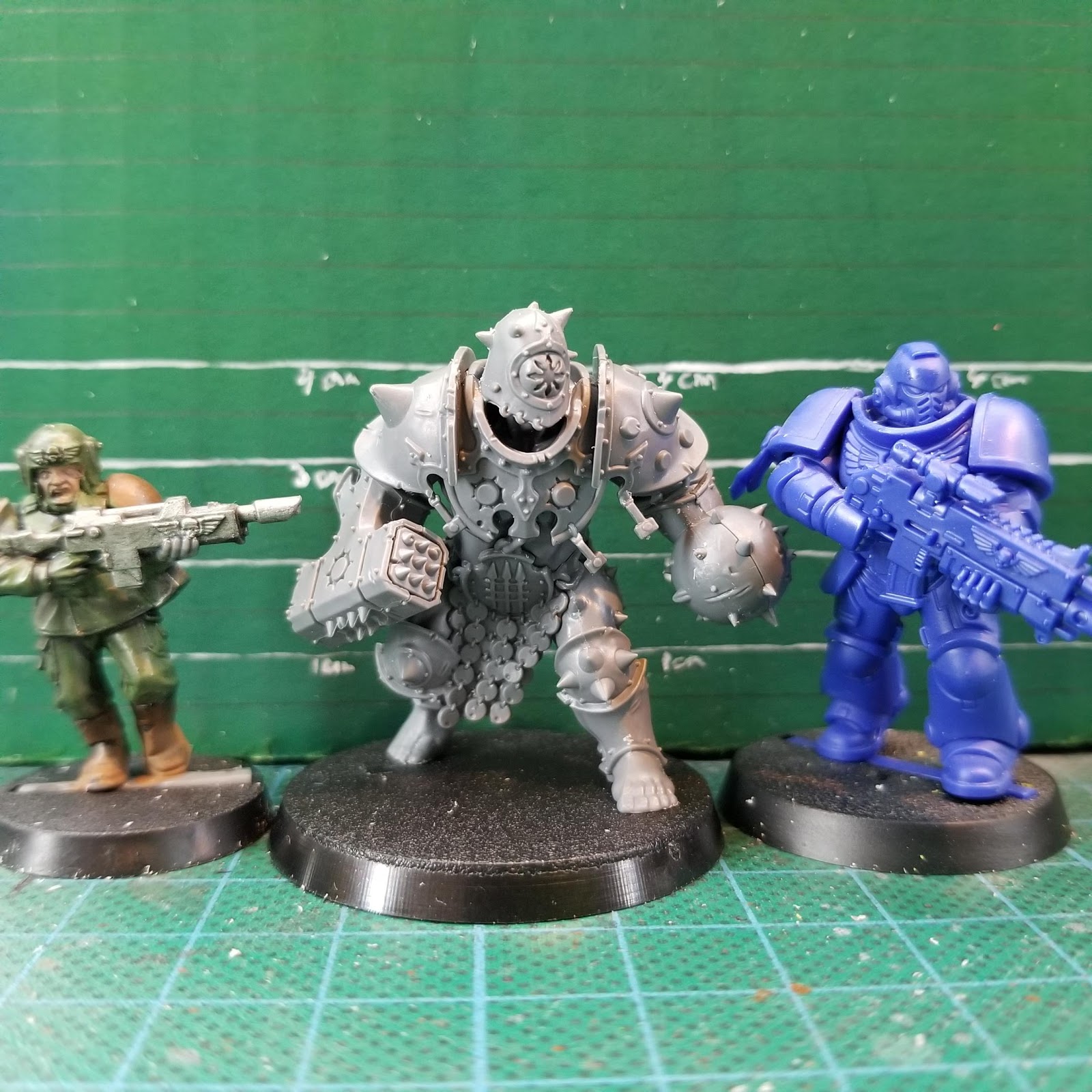 Super Massive Beast How big are... Iron Golems, Warcry Size Comparison