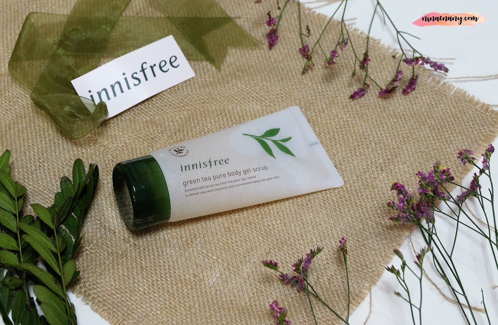 [Beauty] Innisfree Green Tea Pure Body Gel Scrub Nina Enany
