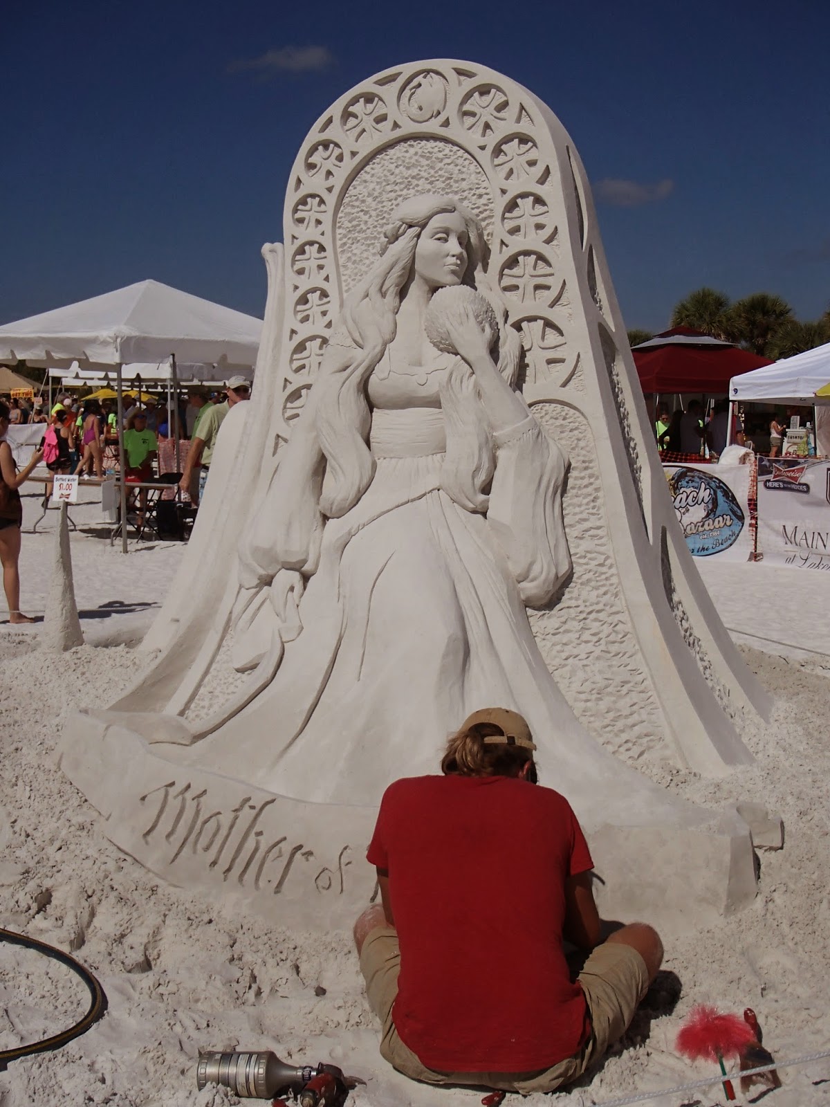 Sweet Escapes Sand Sculptures on Siesta Key