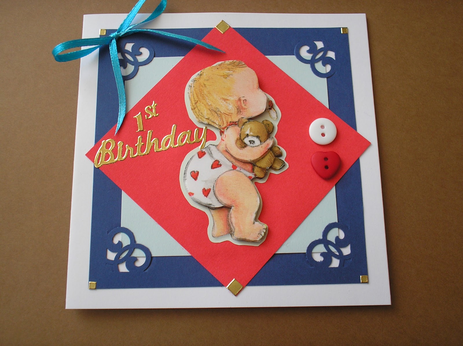 Spanish crafter Baby decoupage