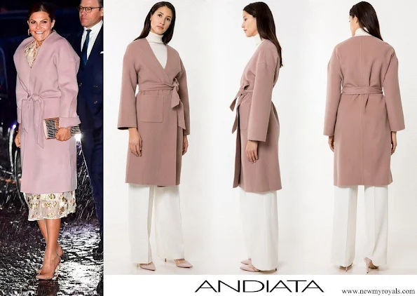 Crown Princess Victoria wore Andiata Odnala wool jacket in pink