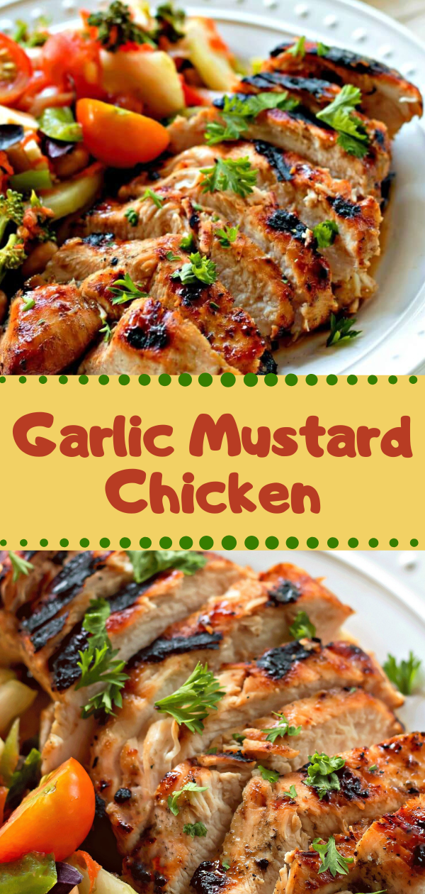 Keto Dinner Garlic Mustard Chicken Delicious Pin It