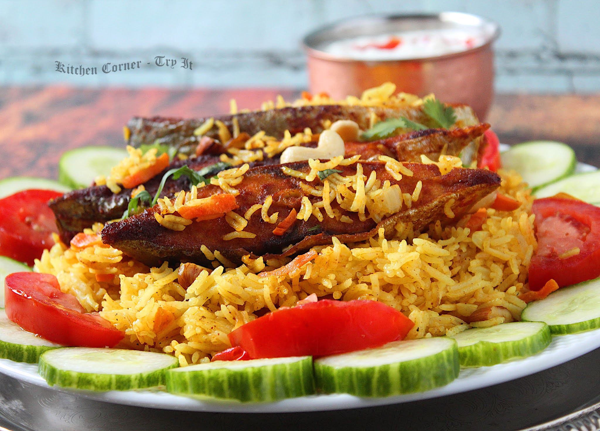 Easy Fish Pulao/ Indian Fish Pilaf Pomfret Fish and Rice