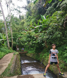 Tukad Cepung Waterfall o Cascada Tukad Cepung, Isla de Bali, Indonesia.