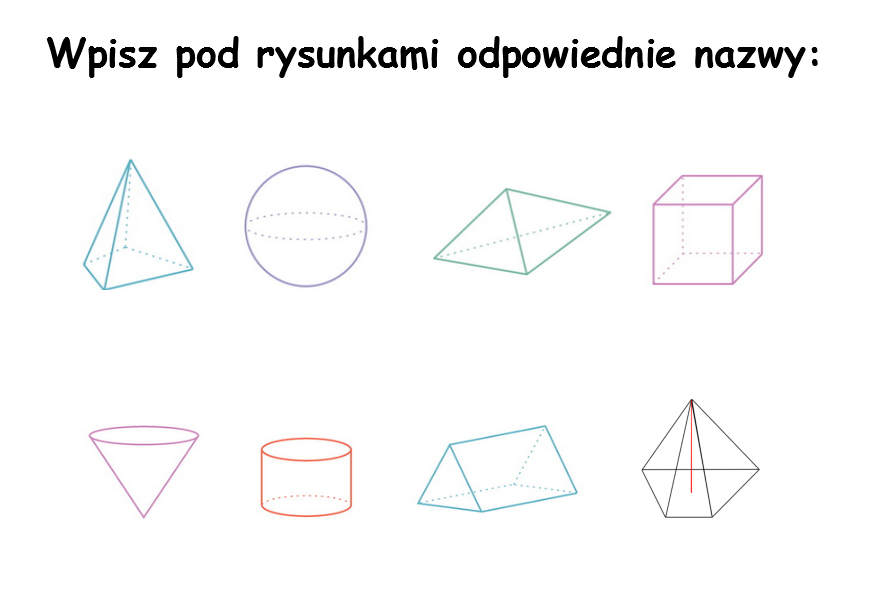 Figury Przestrzenne Test Kl 6 matma nie gryzie: 24. Rozpoznajemy figury przestrzenne